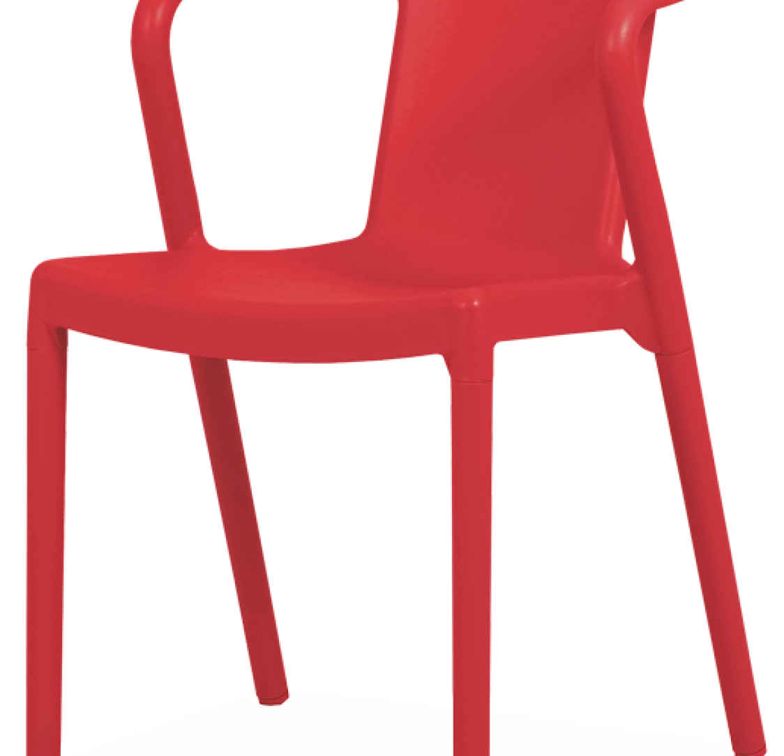 Cadeira LISBOA BOLD Vermelho Ruby