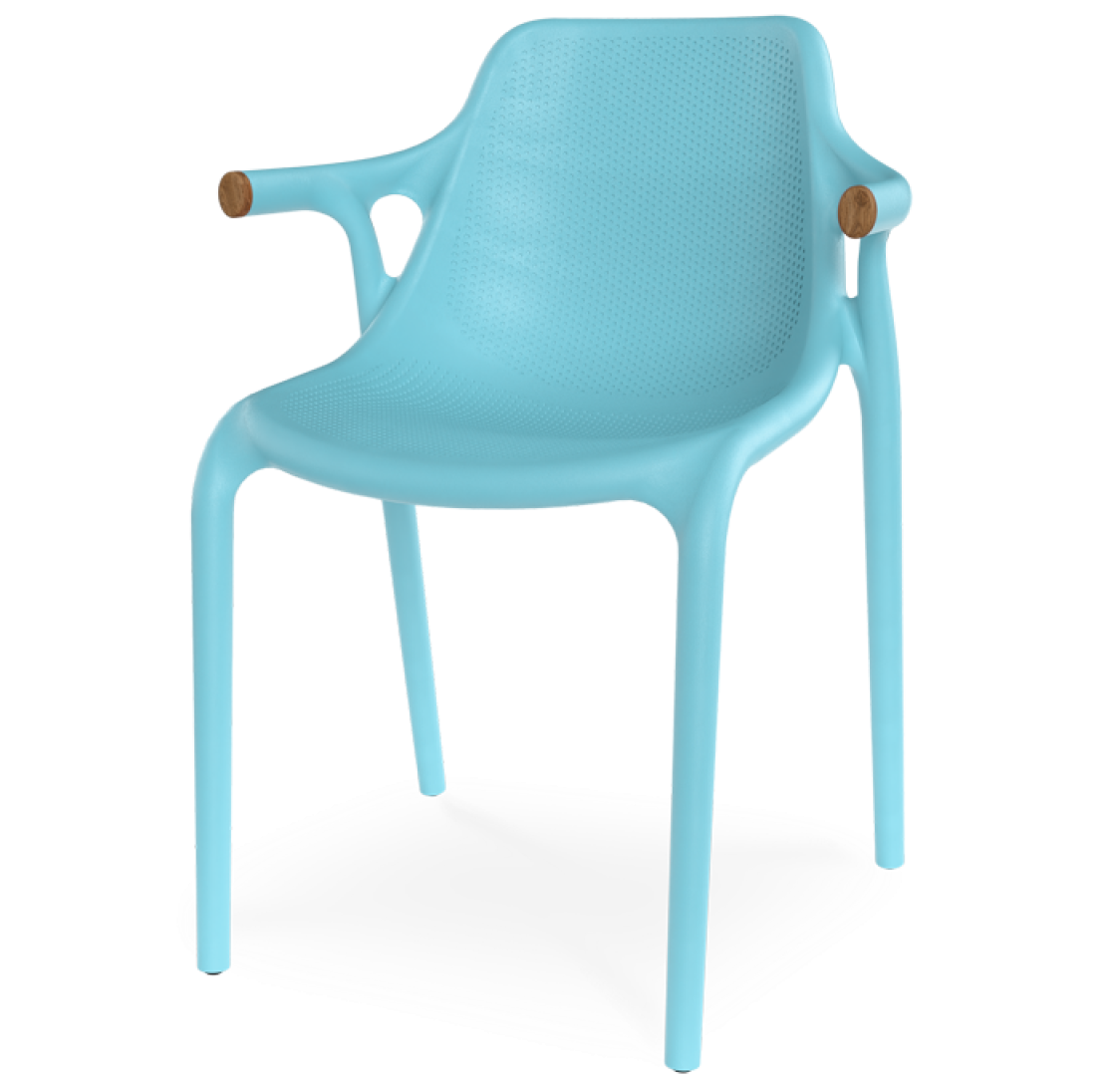Cadeira Karl Azul Sky