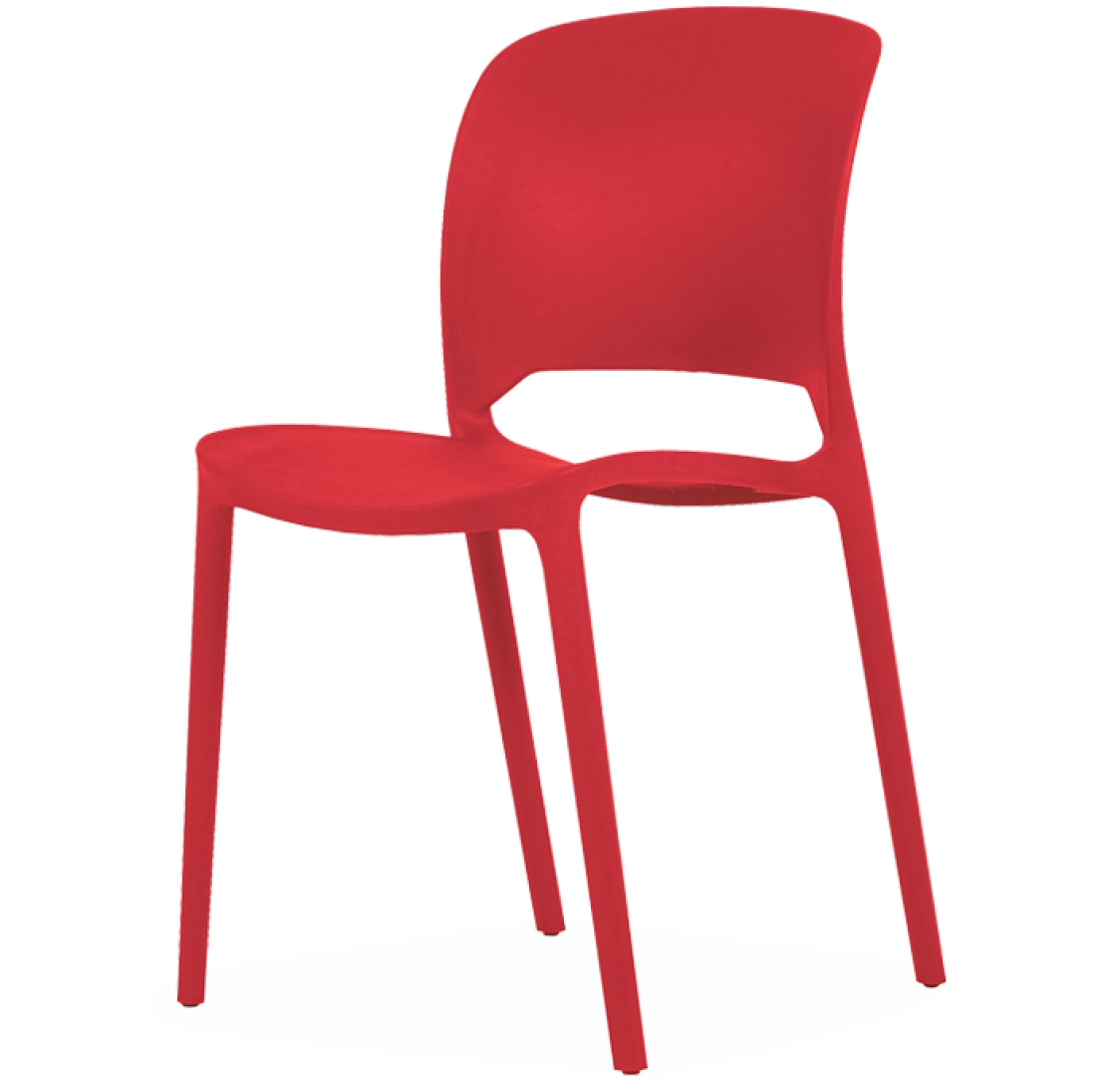 Cadeira Montana Closed Vermelho