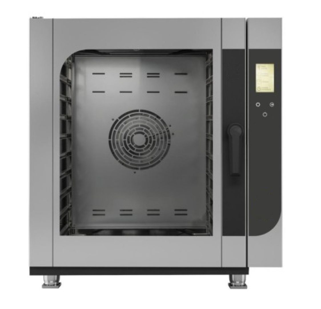 Forno Elétrico Misto Digital De Toque Completo 10 Gn1/1-60×40 com controlo de humidade e lavagem automática