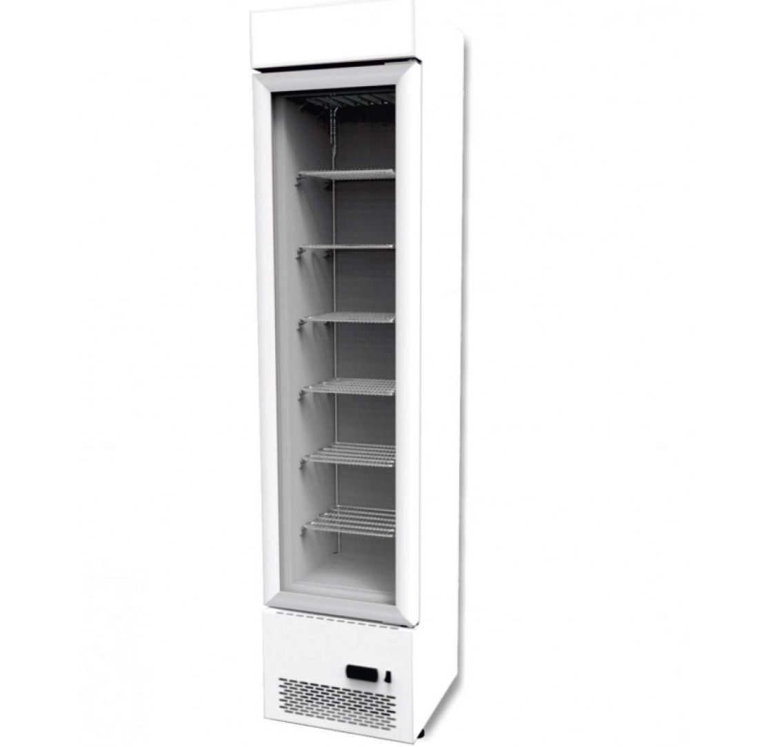 Expositor Refrigerado Congelados Estático Tipo Slim – 110 Litros – 400x480x1870