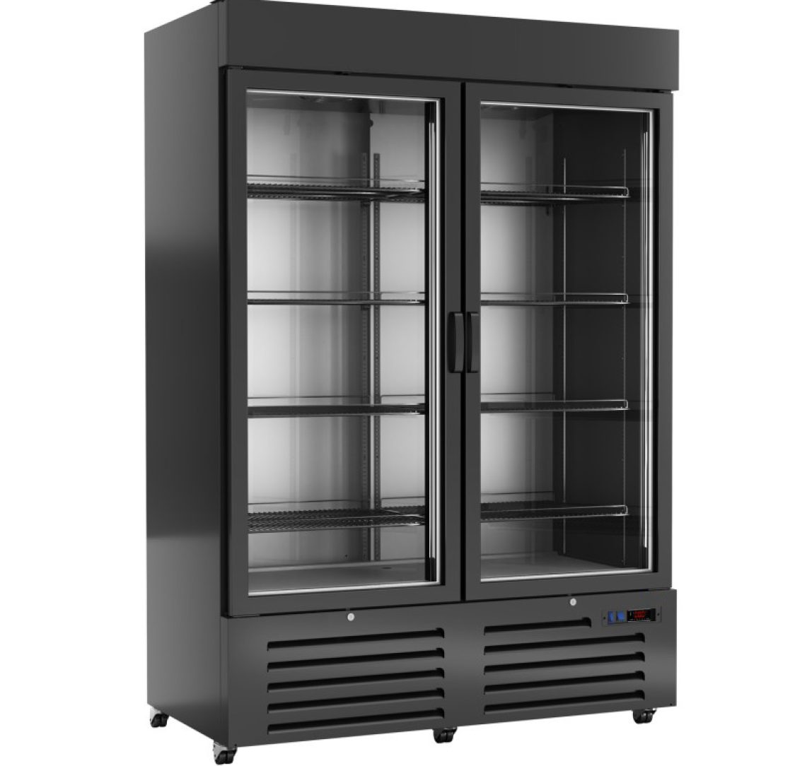 Armário Refrigerado Supermercado 2 Portas De Vidro 1376x726x2025