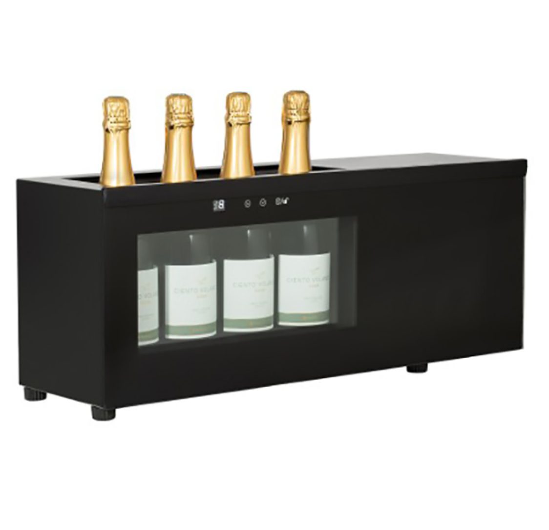 Display de Mesa para 5 Garrafas de Vinho com Compressor de 4º a 12º