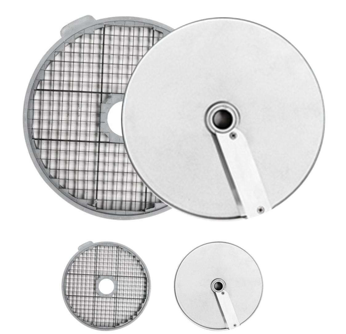 Conjunto de Discos de Corte 10×10 mm para Cortador de Legumes