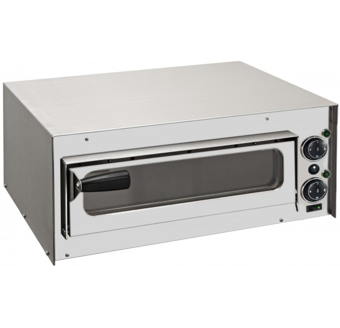 Forno de pizza 35cm diâmetro 510x560x245mm