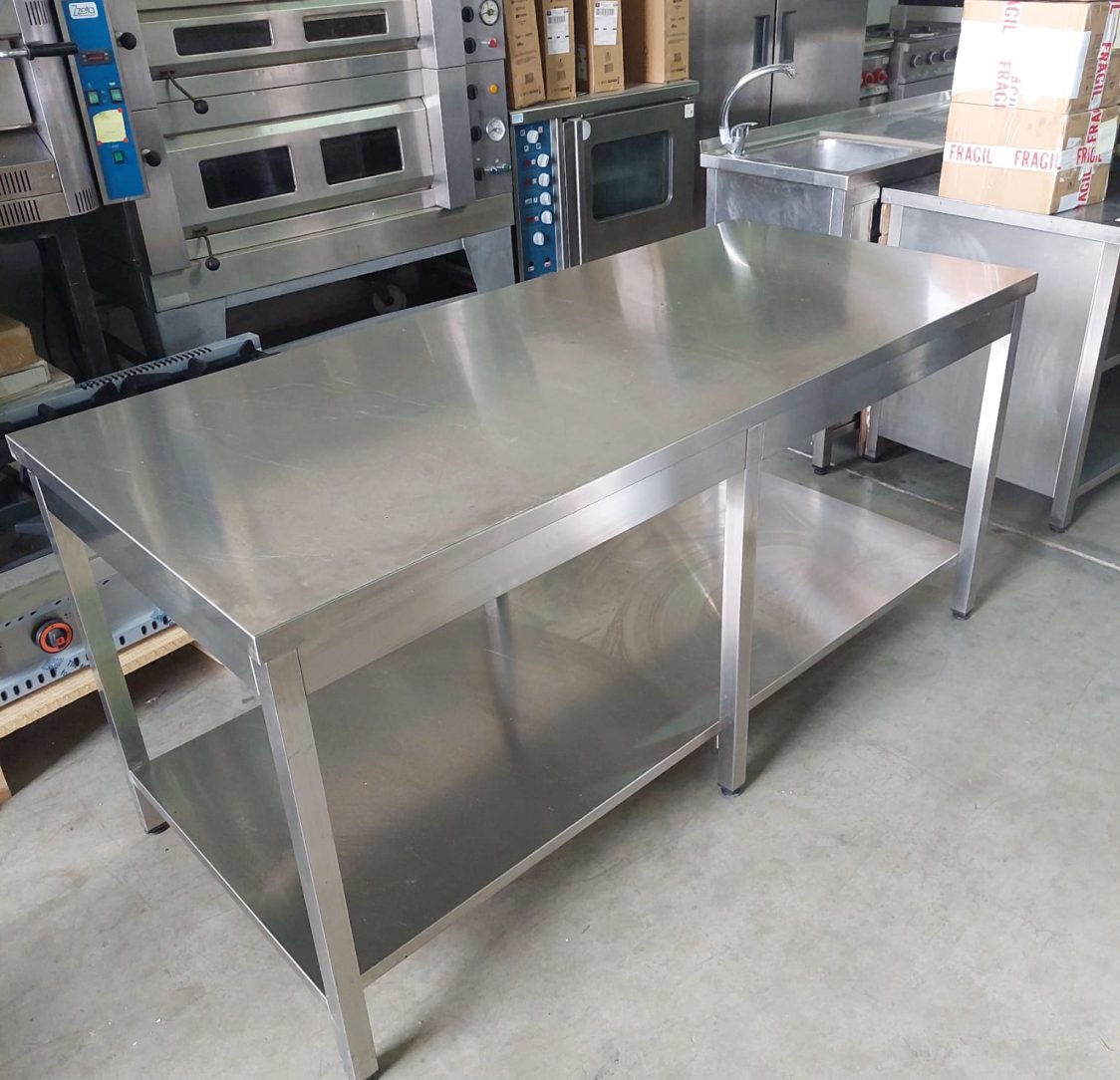 Bancada de Inox  1800x800x850mm